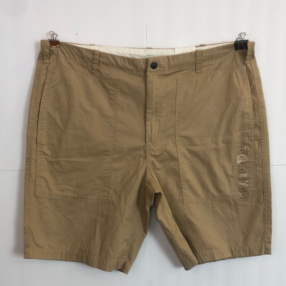 Free Assembly Flat Front Shorts Beige